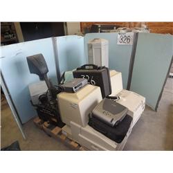 PROJECTORS,FLOOR LAMP, MICRO FILM READER, INFRARED CAMERA