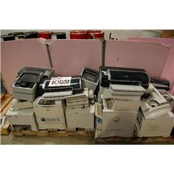VARIOUS PRINTERS, FAX MACHINES, SCANNER, UPS