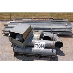 VARIOUS METAL DUCTS AND GUTTERS