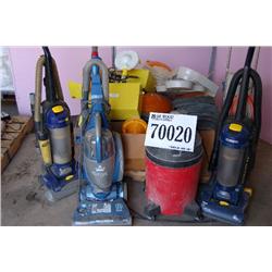 BARRICADE LIGHTS, TRAFFIC LENS ,VACUUM CLEANERS, CARPET SHAMPOOE