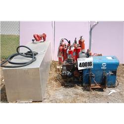 HYD JACK, FIRE EXTINGUISHER, WELDER, FUEL TANK