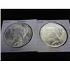 Image 1 : 1922 & 1925 PEACE SILVER DOLLARS (UNC)