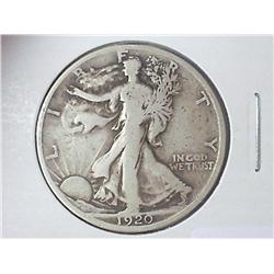 1920-S WALKING LIBERTY HALF DOLLAR
