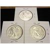 Image 2 : 1939, 39 & 39-D WALKING LIBERTY HALF DOLLARS