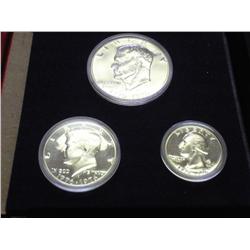 1976 US SILVER PROOF SET (AS SHOWN) 3 PIECE