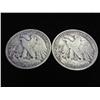Image 2 : 1943 & 43-S WALKING LIBERTY HALF DOLLARS