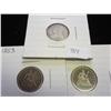 Image 1 : 1834 BUST DIME, 2-1853 SEATED LIBERTY DIMES