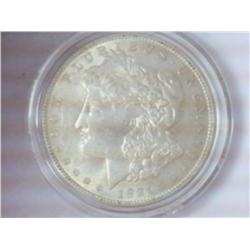 1921-D MORGAN SILVER DOLLAR