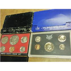 1971 & 75 US PROOF SETS