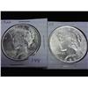 Image 1 : 1922 & 23 PEACE SILVER DOLLARS (UNC)