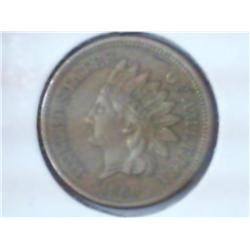 1860 INDIAN HEAD CENT (VERY FINE)