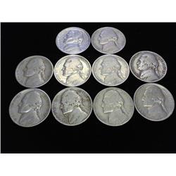 10-1938-P JEFFERSON NICKELS