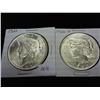 Image 1 : 1922 & 26-D PEACE SILVER DOLLARS (UNC)