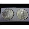 Image 2 : 1922 & 26-D PEACE SILVER DOLLARS (UNC)