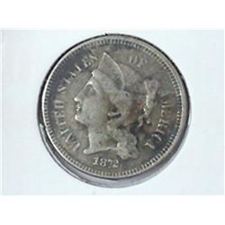 1872 THREE CENT PIECE (NICKEL)