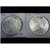 Image 1 : 1922 & 23 PEACE SILVER DOLLARS (UNC)