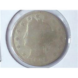 1896 LIBERTY "V" NICKEL