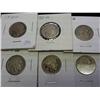 Image 1 : 6-1938-D BUFFALO NICKELS ALL GRADE VG AND UP