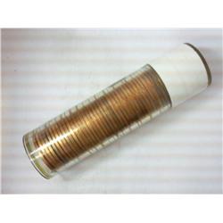 ROLL OF 1955-S LINCOLN CENTS RED UNC'S