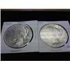 Image 1 : 1922 & 25 PEACE SILVER DOLLARS (UNC)