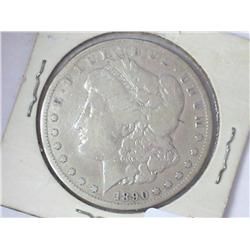 1890-CC MORGAN SILVER DOLLAR