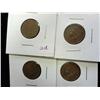 Image 1 : 1868, 1902, 06 & 07 INDIAN HEAD CENTS