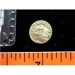 MINI 14K GOLD ST. GAUDENS