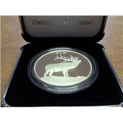 2003 US MINT NATIONAL WILDLIFE REFUGE ELK SILVER