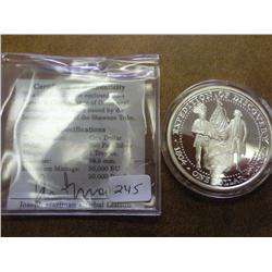 2004 SHAWNEE TRIBE DOLLAR SILVER PROOF
