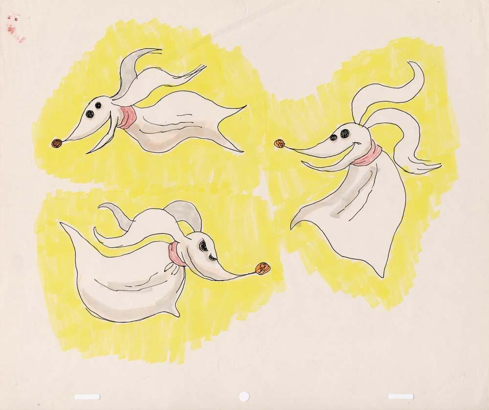 Sketch zero nightmare before christmas drawing Sketch Zero Nightmare Before Christmas Drawing