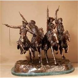 Coming Through the Rye By Frederick Remington Bronze
