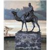 Image 2 : Excellent Camel & Rider Bronze Sculpture After L. Car