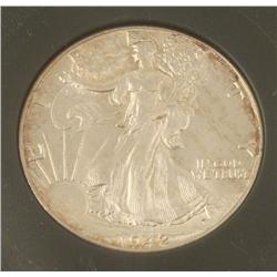 Graded MS 68 1942 Walking Liberty Half Dollar