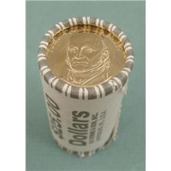 1 Roll of 2008 D John Quincy Adams Pres Dollars Gem Unc