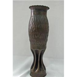 Brass Shell Casing 50mm Trench Style Vase