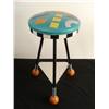 Image 5 : 2 Retro Pop Art Bar Stools Mitch Lewis Artist Signed