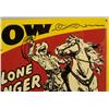 Image 2 : Lone Ranger Bond Bread Tin Repro Radio Advertising Sign