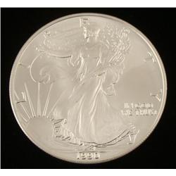 1990 American 1 Oz Silver Eagle Dollar $1 Coin Gem UNC
