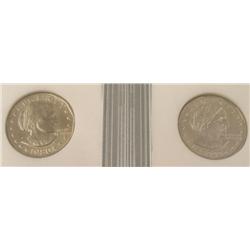 2 MS70 Susan B Anthony 1980 D & 1999 D Dollar Coins