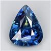 Image 1 : GORGEOUS UNHEATED 0.71ct PEAR NATURAL GREENISH BLUE SAP