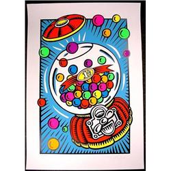 BIG Burton Morris PENNY A POP Signed Numbered Art Print