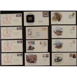 FDC Covers Stamps Lot 12 Gold Jenny, St Lawrence Seaway