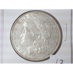 1887 MORGAN SILVER DOLLAR (AU)