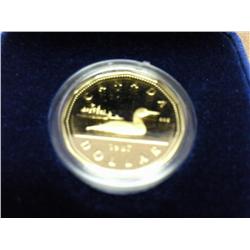 1987 CANADA LOON DOLLAR PROOF