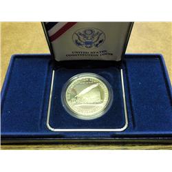 1987 US CONSTITUTION SILVER DOLLAR PROOF