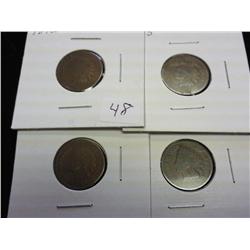 1872, 75, 86 TYPE 1 & 86 TYPE 2 INDIAN HEAD CENTS