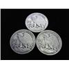 Image 2 : 1934, 34 & 36 WALKING LIBERTY HALF DOLLARS 3 COINS