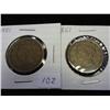 Image 1 : 2-1851 US LARGE CENTS (VERY FINES)