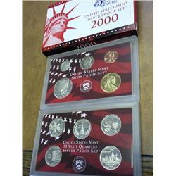 2000 US SILVER PROOF SET