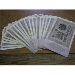 20-1923 GERMAN 100,000 MARK INFLATION NOTES